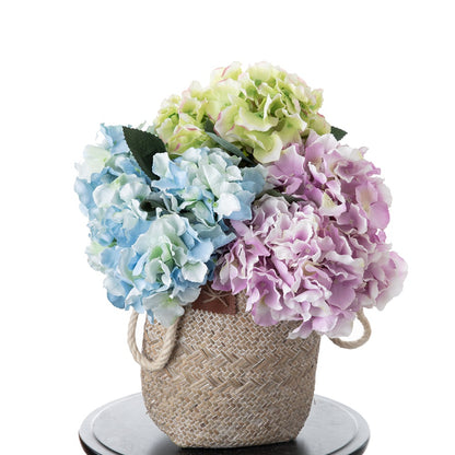 Realistic Hydrangea Faux Flowers for Home Decor - Elegant Wedding Bouquet, Aisle Decorations, and Stunning Floral Wall Arrangements (Model: MW07355)