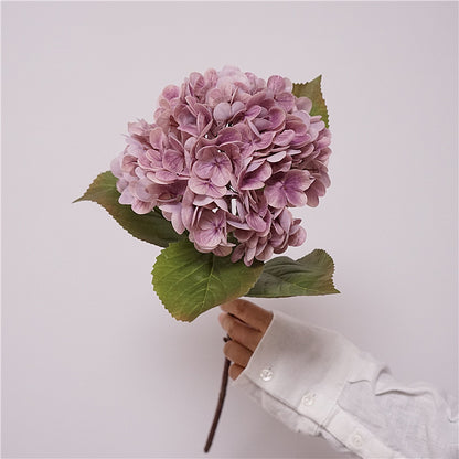 Faux Purple Hydrangea Bouquet - Luxurious Touch for Wedding Decor, Elegant Living Room Accent, and Quality Artificial Floral Arrangements