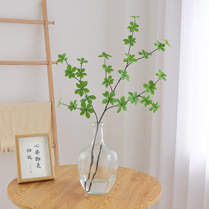 Realistic Japanese Hanging Bell Plant with Multi-Layered Leaves - Trendy Decorative Faux Plant for Home, Airbnb, and Floral Arrangements