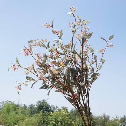 Lifelike Long-Lasting Greenery Stem with Multiple Branches - Perfect for Home Decor, Weddings, and Photography Set Design