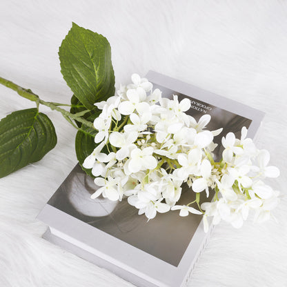 Elegant Nordic-Inspired Artificial Floral Fabric with High-Quality Handcrafted Hydrangeas for Stunning Indoor Table Décor and Stylish Home Accents