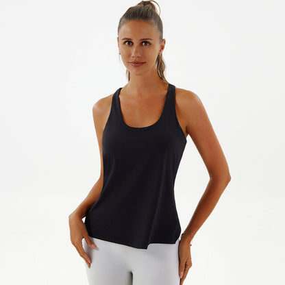 Sleeveless Yoga Top with Removable Bra Ideal for Gym Running and Fitness Versatile Two in One Workout Tank for Maximum Comfort and Support