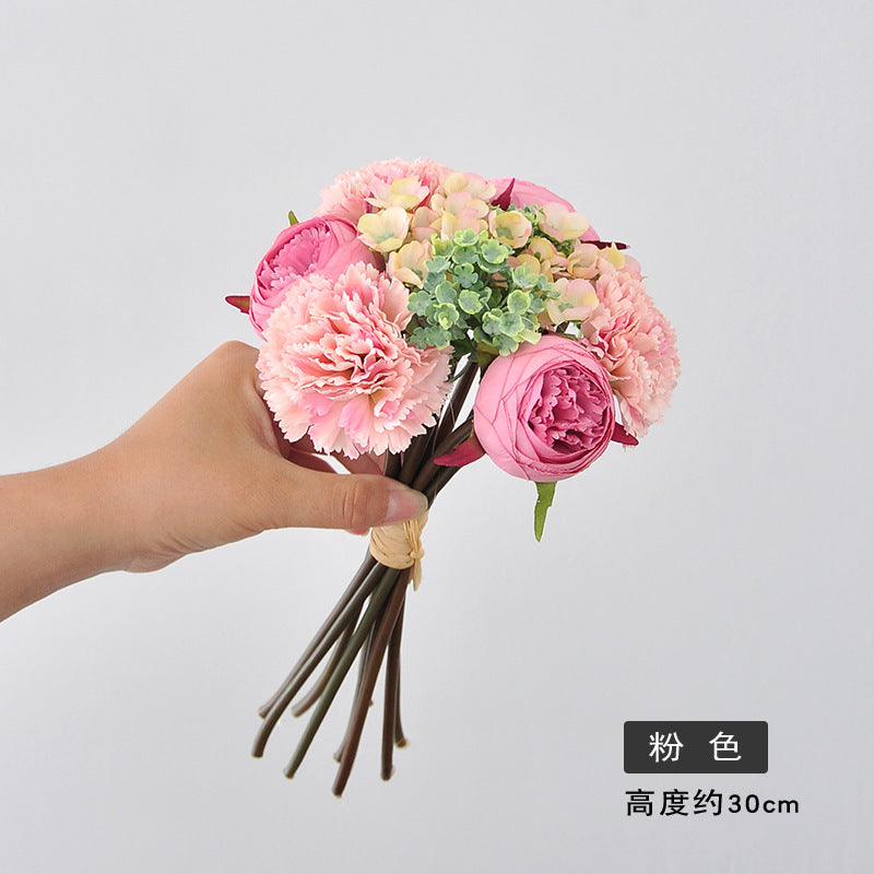 Stunning Artificial Flower Bouquet for Weddings - Enhance Your Home Decor with Luxurious Faux Floral Arrangement featuring Realistic Starry Sky and Lotus Blooms