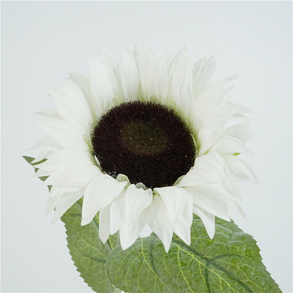 Realistic Single Stem Moisturizing Sunflower -  Soft Décor Floral Arrangement for Dining Table Display, Perfect Photo Prop for Any Occasion