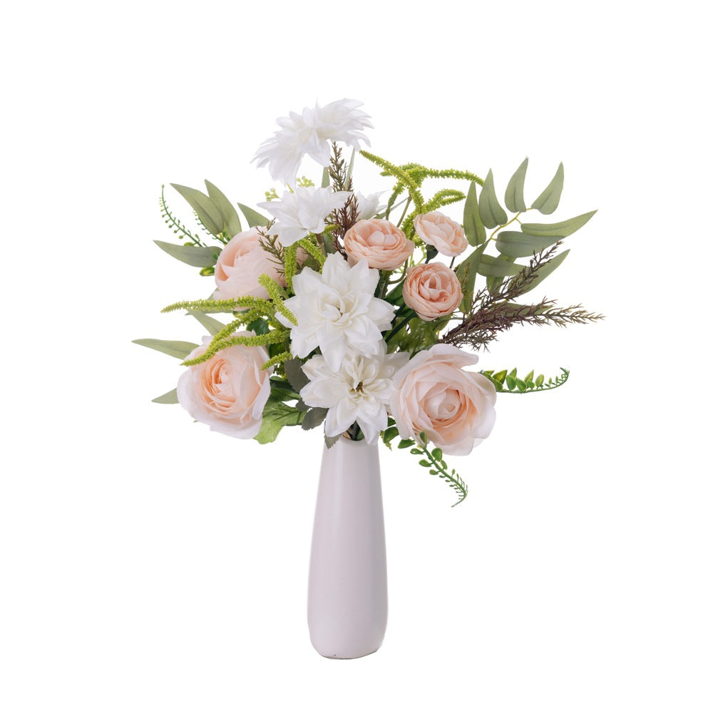 Enchanting Misty Rain Artificial Floral Handheld Bouquet for Elegant Home Décor – Stunning Wall Decoration CF01473