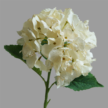 Lifelike Single Stem Large Hydrangea Flower - Perfect for Wedding Decor, Photography Props, Home Interior Styling, and Floral Arrangements