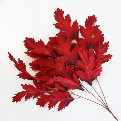 Lifelike Artificial Oak Leaves for Stunning Wedding Decor - Perfect for Floral Walls, Backdrops, and Elegant Ceiling Decorations