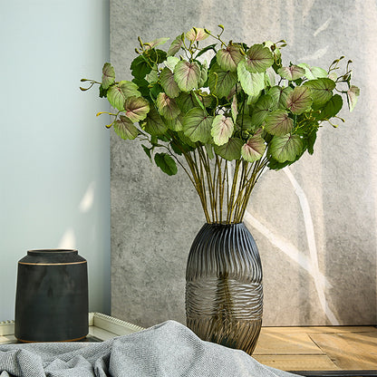 Stunning Faux Hydrangea Leaves - Modern Decorative Accent for Dorms, Living Rooms, and Dining Tables - Lifelike Artificial Flowers to Brighten Your Space