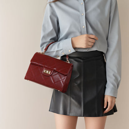 Chic Fall Winter Fashionable Women's Handbag Korean Style Envelope Crossbody Bag Small Tote Purse