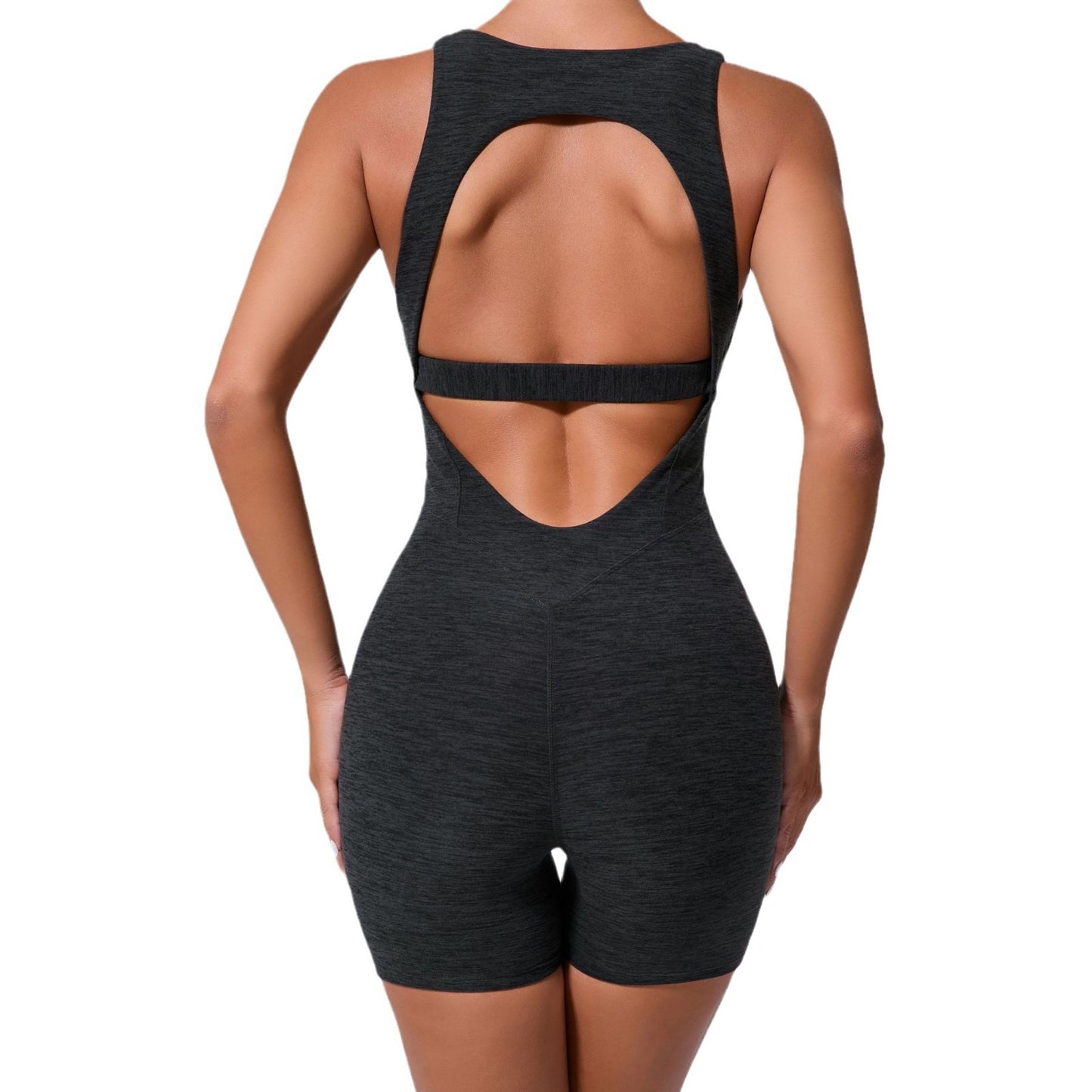 Hollow Back One Piece Yoga Jumpsuit for Women Slimming Butt Lifting Activewear for Fitness Performance