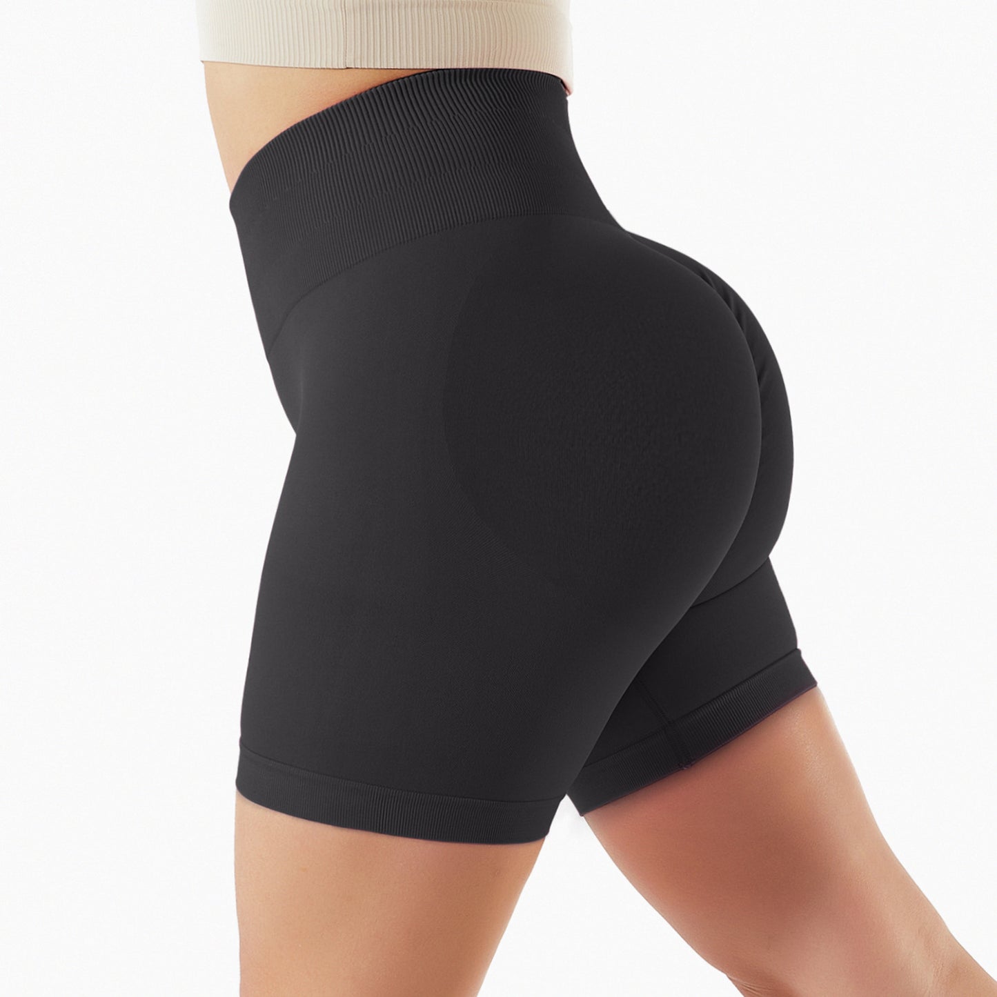 Seamless High Waisted Yoga Shorts for Women Butt Lifting Fitness Leggings and Running Shorts for Outdoor Workouts Gym and Everyday Wear