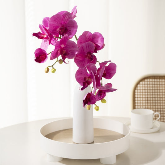 Silk Phalaenopsis Orchid Decoration - Realistic Faux Flowers for Gifts & Home Decor - Ideal for Special Occasions