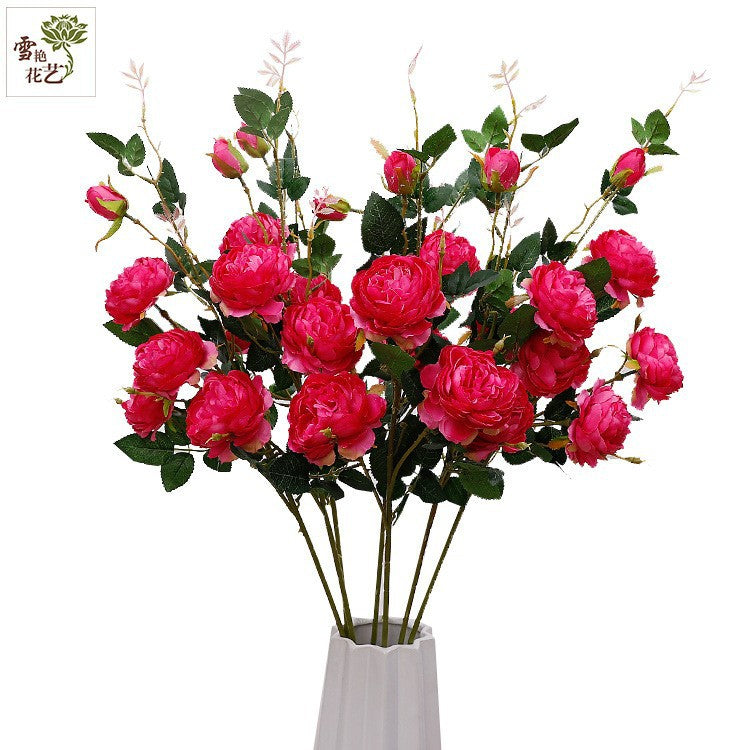 Realistic Artificial Peony Flowers – Stunning Indoor Home Decor, Perfect for Weddings and Special Events, Lifespan-Lasting Silk Peonies for Elegant Flower Arrangements