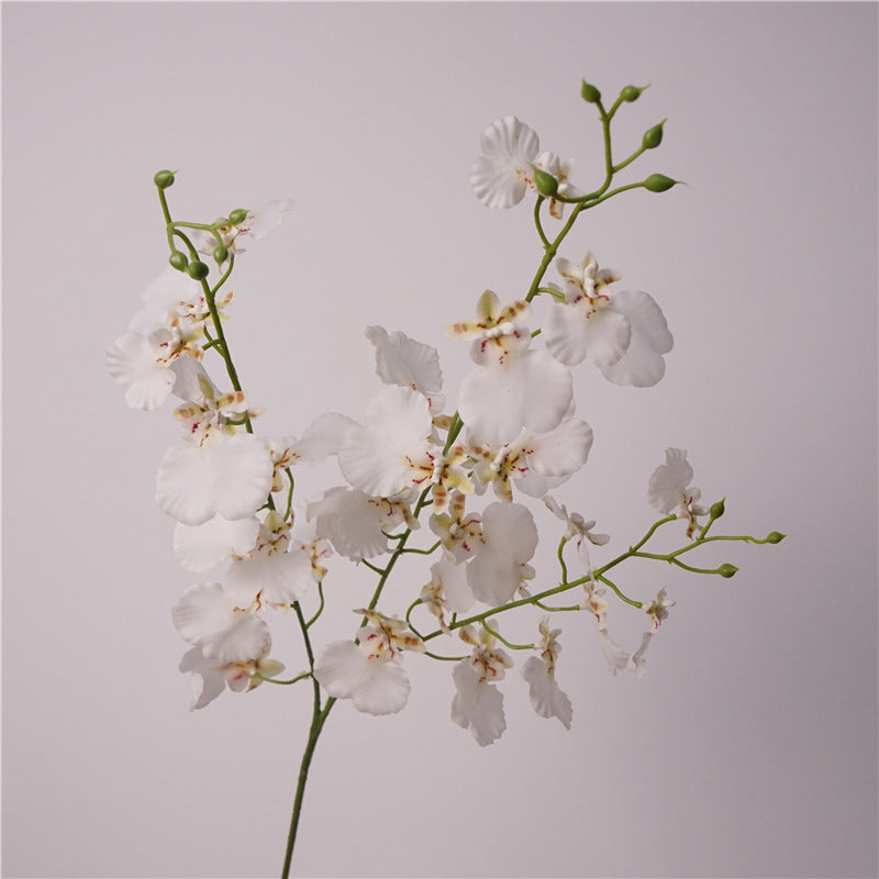 Lifelike Artificial Orchid Flowers – Luxurious Moisture-Infused Dancing Orchids for Living Room Decor, Dining Table Centerpieces, Photography Props, and Wedding Decorations