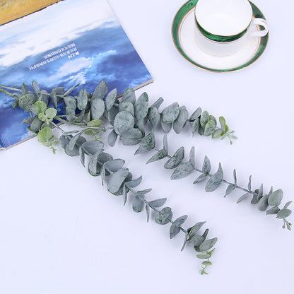 Artificial Eucalyptus Money Leaves: Lifelike Indoor Decor for Weddings, Home Arrangements, and Greenery Enhancements