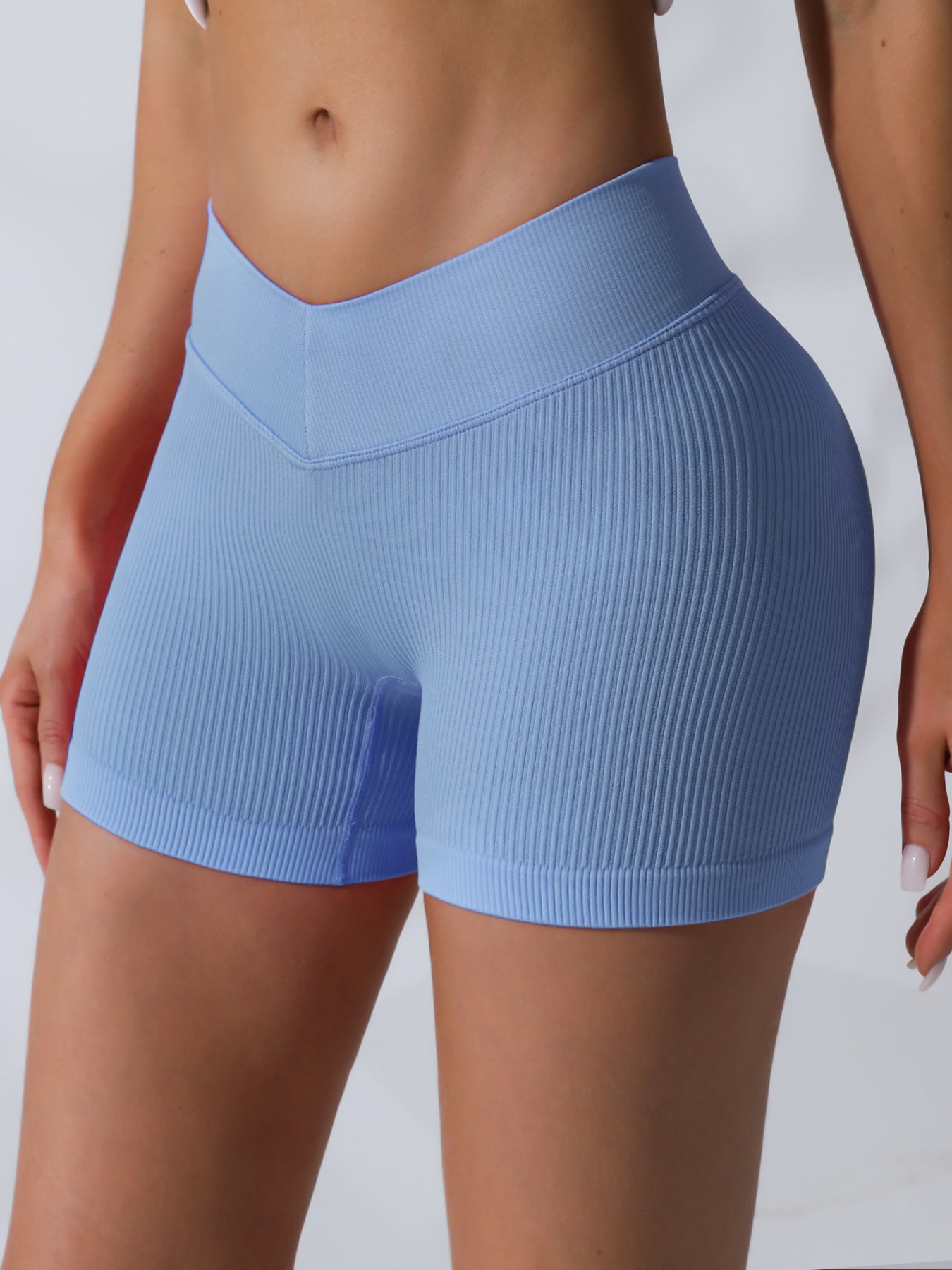 Seamless High Waisted Peach Butt Lifting Yoga Shorts High Compression Fitness Leggings for Comfort and Style