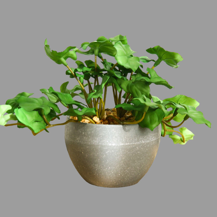 Realistic Artificial Green Plants: Scandinavian Minimalist Small Potted Succulent Decor with Moisture Retention Touch for Unique Home Aesthetics