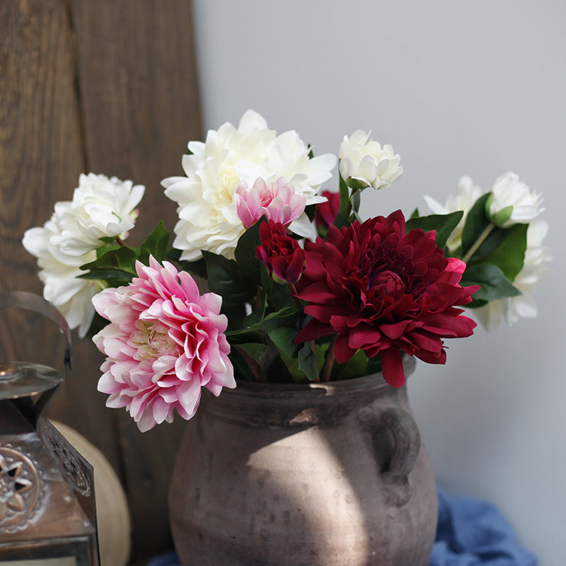 Stunning American Home Décor - Realistic Artificial Peonies and Dahlias for Weddings and Events | Faux Floral Arrangements and Silk Plants for Lasting Beauty