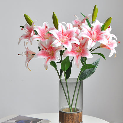 Stunning 3D Printed Faux Lily Flowers for Home Décor - Perfect Decorative Accents for Weddings and Celebrations