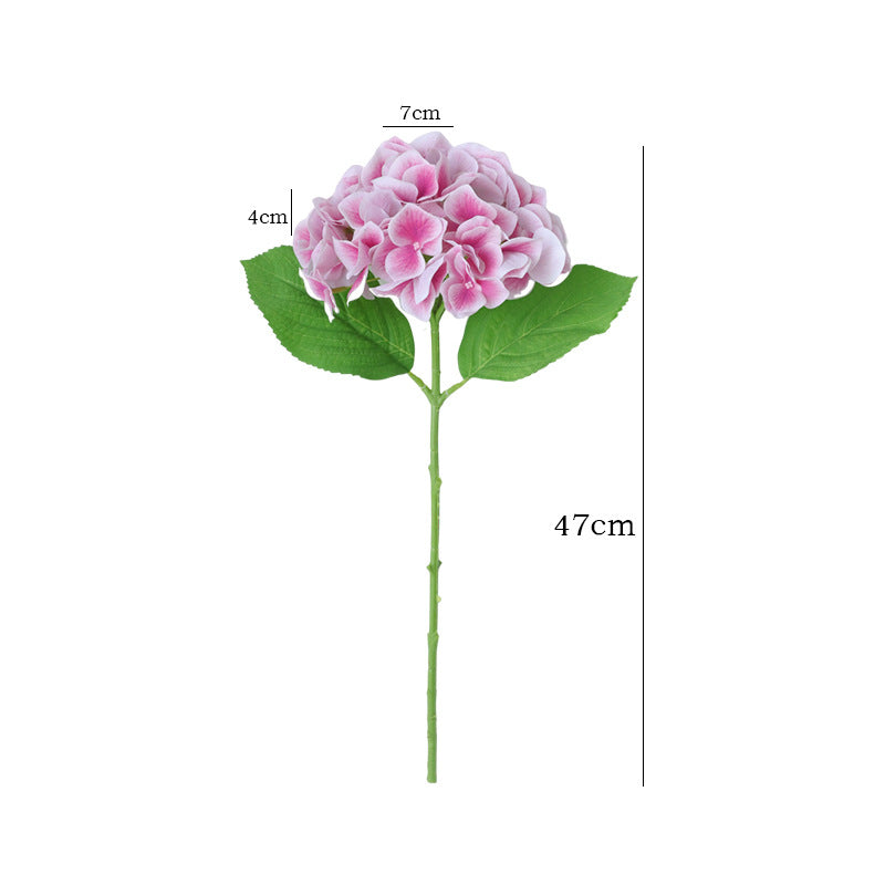 Quality Soft Touch Hydrangea Stem - Elegant Faux Flower for Home Decor, Living Room, and Wedding Decorations