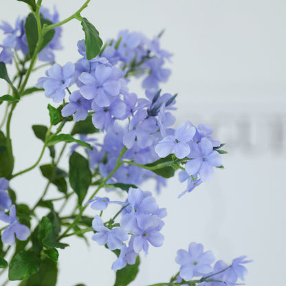 Elegant Long-Stem Blue Hydrangea Faux Flowers for Stunning Home Decor | Perfect for Dining Tables & Living Rooms - High-Quality Floral Arrangement