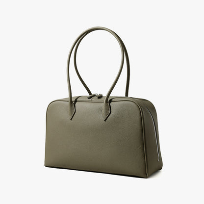 Chic Autumn Winter Luxury Women s Handbag Grain Leather Shoulder Bag Genuine Leather Purse for Fashion Forward Ladies