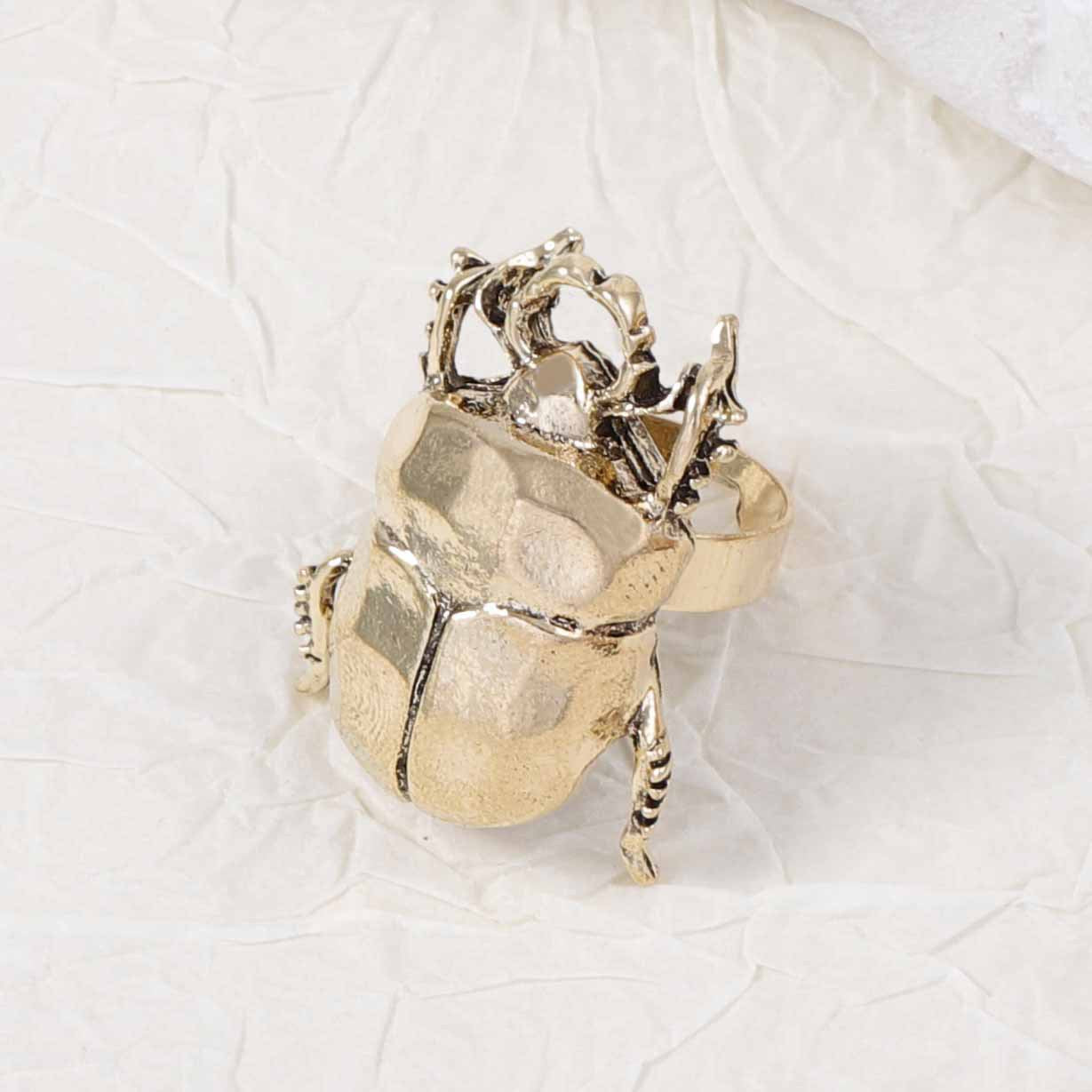 Stylish Vintage-Inspired Alloy Insect Adjustable Ring – Unique and Versatile Accessory for Everyday Wear