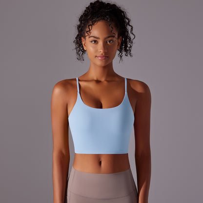 and Supportive Women's Racerback Sports Bra for Yoga Running and Everyday Fitness Activities