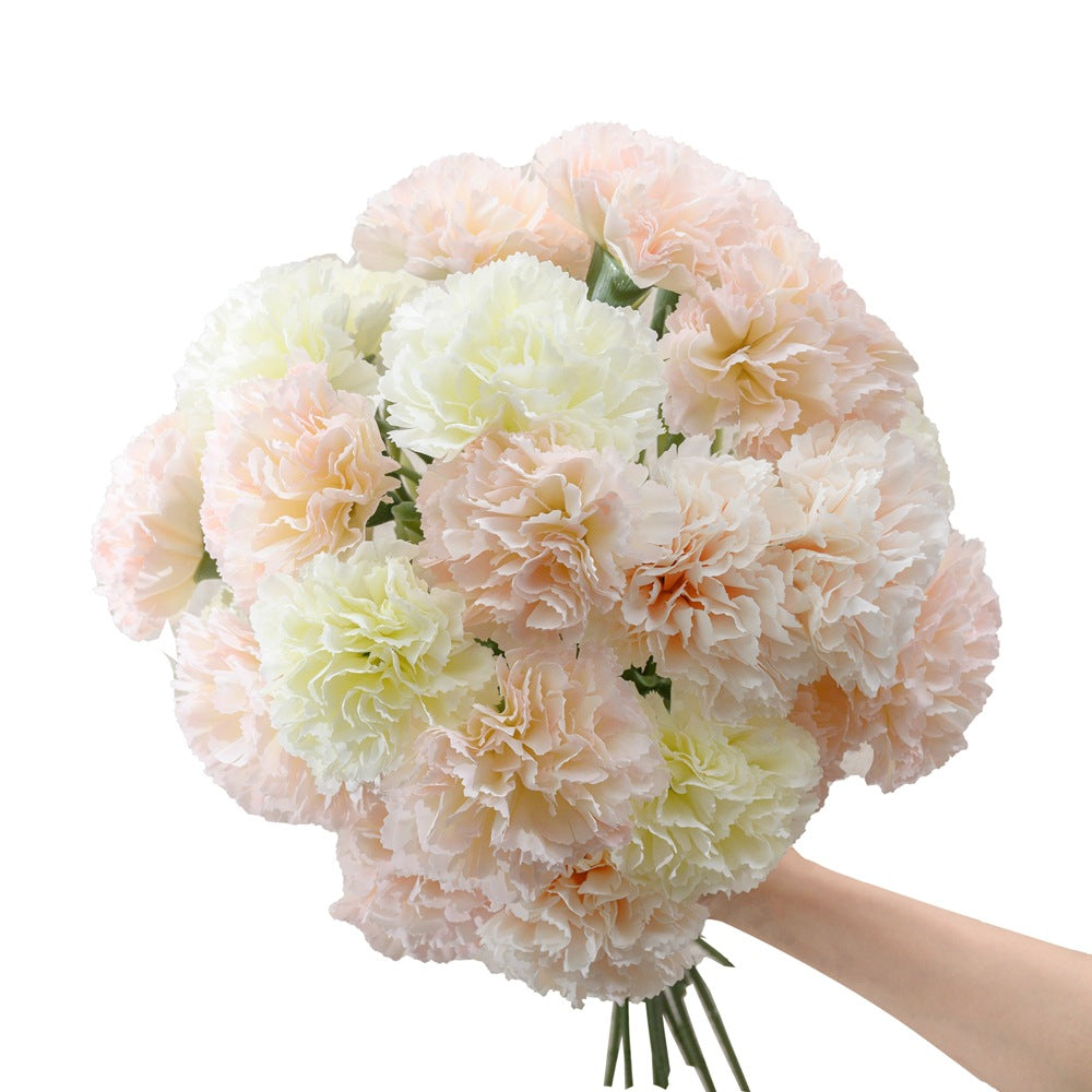 Vibrant Artificial Carnation Flowers for Mother’s Day Celebration - Perfect Home Décor and Wedding Decorations - Realistic MW66770