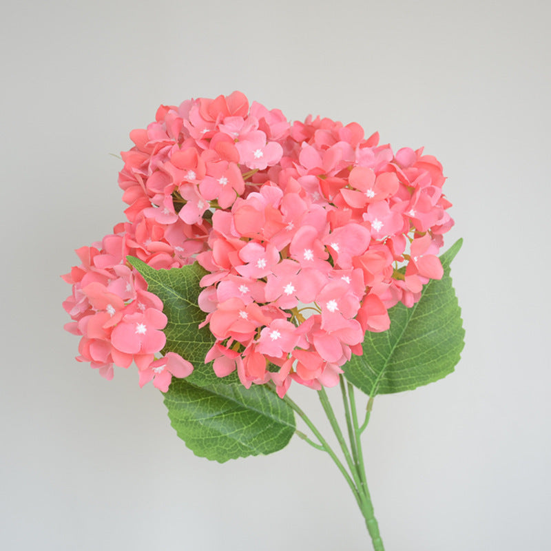 Stunning 5-Head Hydrangea Artificial Silk Flowers - Perfect for Wedding Decorations, Home Decor, and Event Centerpieces