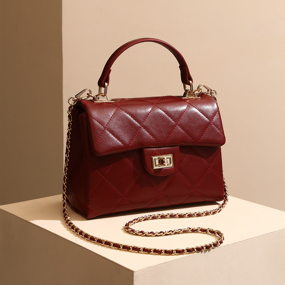 Chic Fall Winter Fashionable Women's Handbag Korean Style Envelope Crossbody Bag Small Tote Purse