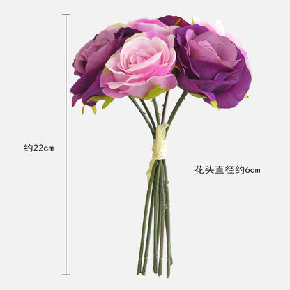 Stunning Artificial Rose Bouquet for Weddings and Home Decor – Soft and Realistic Design Perfect for Brides, Celebrations, and Events