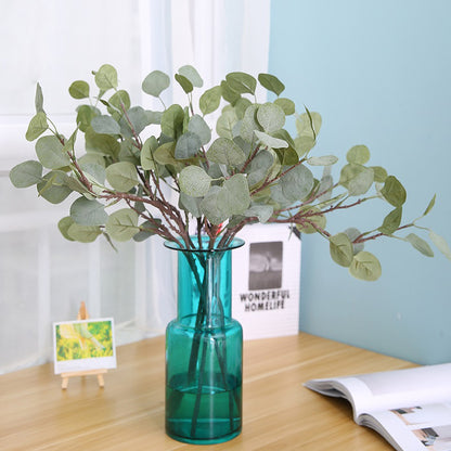 Stunning Faux Artificial Plants for Home Décor – Money Tree Eucalyptus Leaves – Lifelike Greenery Potted Arrangement for Effortless Style