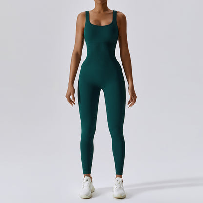 Seamless Yoga Bodysuit Sculpting Dance and Workout Leggings for Flexibility and Comfort Style 6848