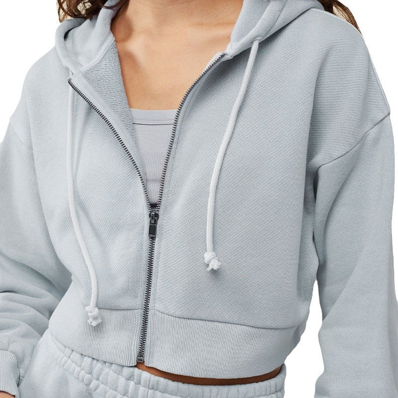 Classic Zip Up Hooded Sweatshirt and Shorts Set for Women Cozy Relaxed Fit Loungewear with Style and Versatile Comfort