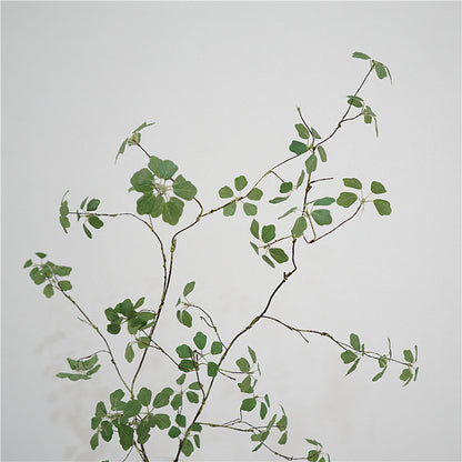 Minimalist Zen-Inspired Artificial Plant with Realistic Vines and Lotus Leaves - Perfect Indoor Greenery Decor for Home, Weddings, and Event Display