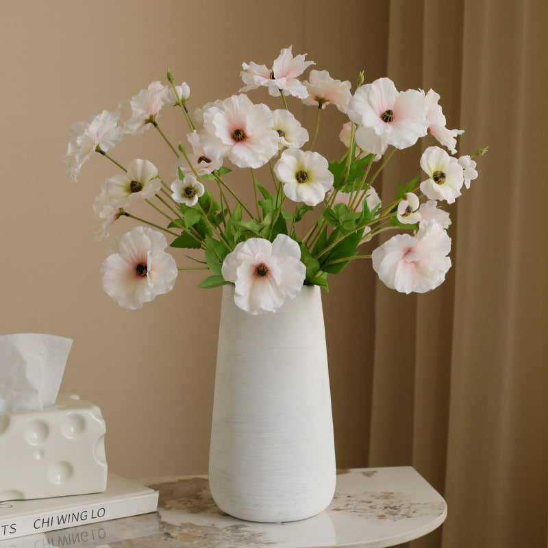 Stunning Faux Silver Lotus Peony Flowers for Wedding Decor - Perfect Indoor Restaurant Centerpiece & Photography Prop