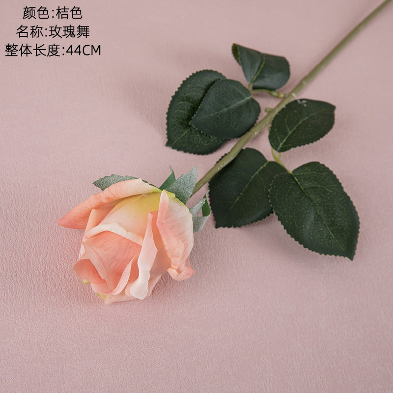 Luxurious Touch Moisturizing Rose Buds - Realistic Artificial Floral Arrangement for Home Decoration, Perfect Handheld Bouquet & Elegant Wall Decor - INSMW60002