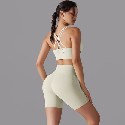 Trending High Waisted Butt Lifting Seamless Shorts No Underwear Needed for Comfort for Running Gym Workouts and Yoga Sets