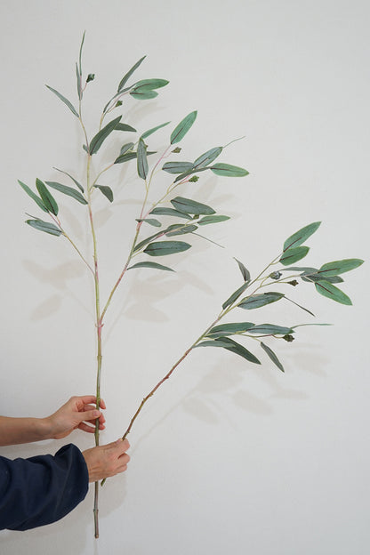 Luxurious Nordic Faux Greenery – Realistic Large Eucalyptus and Olive Leaf Branches Perfect for Wedding Decor and Event Styling