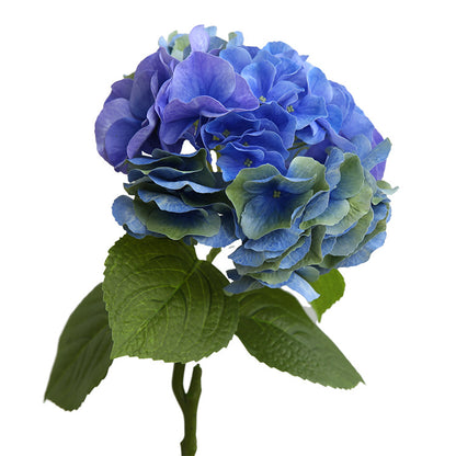 Lifelike Hydrangea Faux Flowers - Soft Gel Feel, Moisture-Retaining, Perfect for Home Decor and Wedding Events