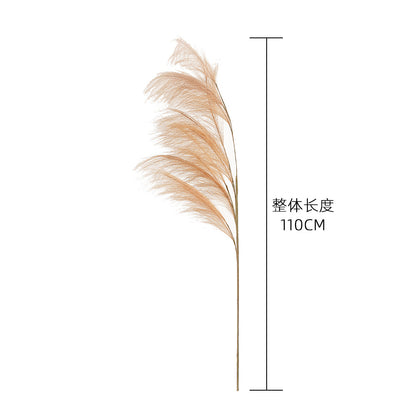 Lifelike Pampas Grass Simulation Flowers for Home Decor - Perfect for Weddings & Special Occasions (Model MW09927)