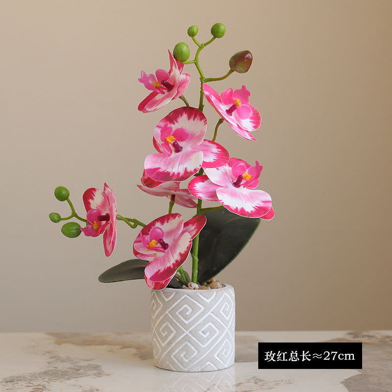 Lifelike Orchid Potted Plant for Home Decor & Wedding Photography – Perfect for Hotels, Desks, Living Rooms, and Outdoor Events