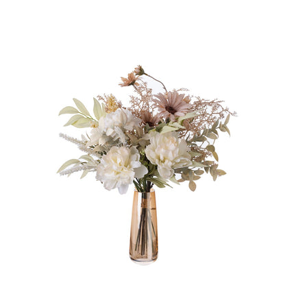 Realistic Faux Flowers for Home Décor - Wedding Bouquet, Wall Hanging Decorations, Perfect for Celebrations and Events - CF01430