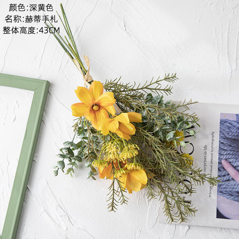 Heddi Artificial Flower Bouquet - Elegant Home Décor for Weddings, Stylish Wall Hangings, and Chic Floral Arrangements - CF01253