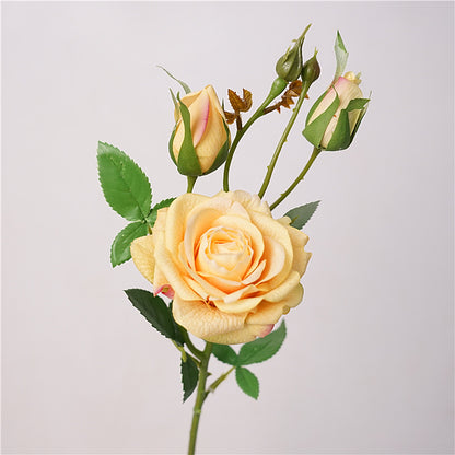 High-Quality Faux Rose Flower Arrangement for Luxurious Home Decoration – Perfect for Living Rooms, Dining Tables, and Wedding Photography