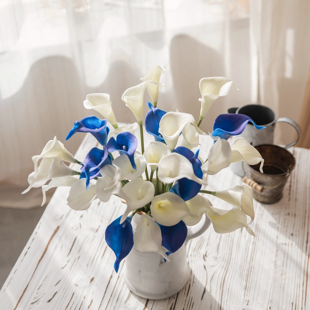 Mini Calla Lily Artificial Flowers for Home Decor – Realistic Faux Plants Perfect for Weddings and Special Events