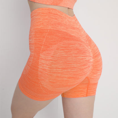 High Waisted Seamless Peach Butt Lifting Yoga Shorts for Women Quick Dry Tummy Control Tight Fitting and Comfortable Workout Shorts with 3 Inch Inseam