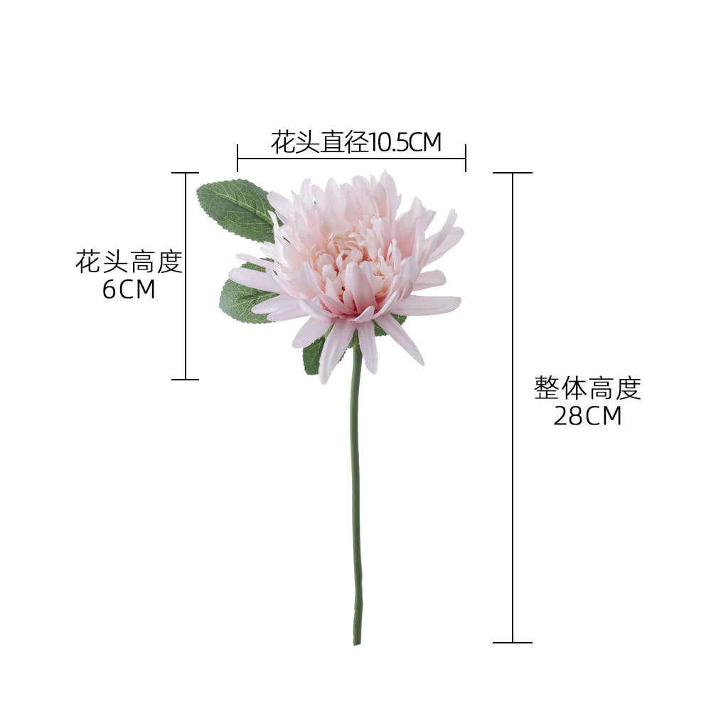 Elegant Multi-Layered Chrysanthemum Faux Flowers for Home Décor - INS Style Wedding Decoration - YC1102