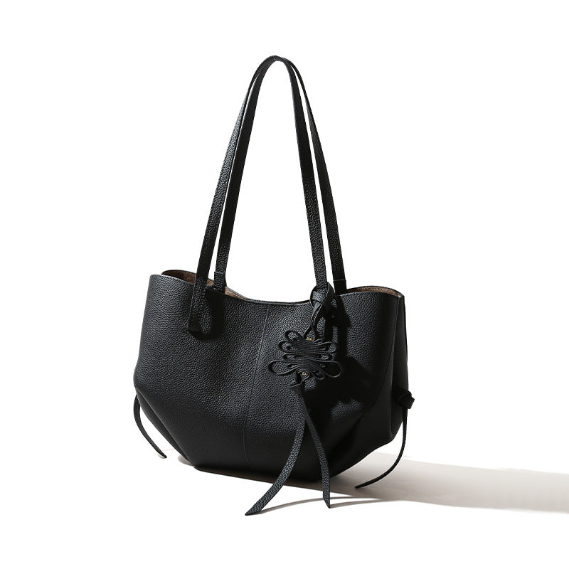 Genuine Leather Women's Tote Bag and Spacious Handbag for Daily Commute Unique Design for Work and Play